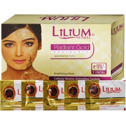 Lilium Herbal Radiant Gold Facial Kit 60gm